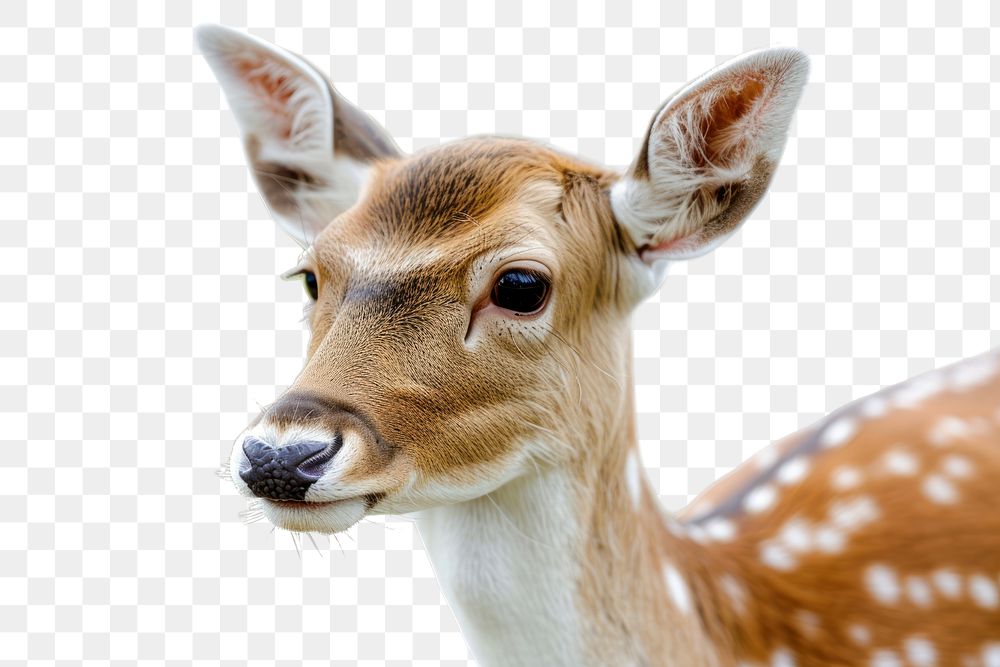 PNG  Isolate beautiful deer wildlife animal mammal.