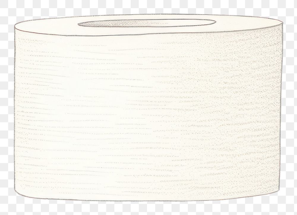 PNG  Toilet paper drawing white white background.