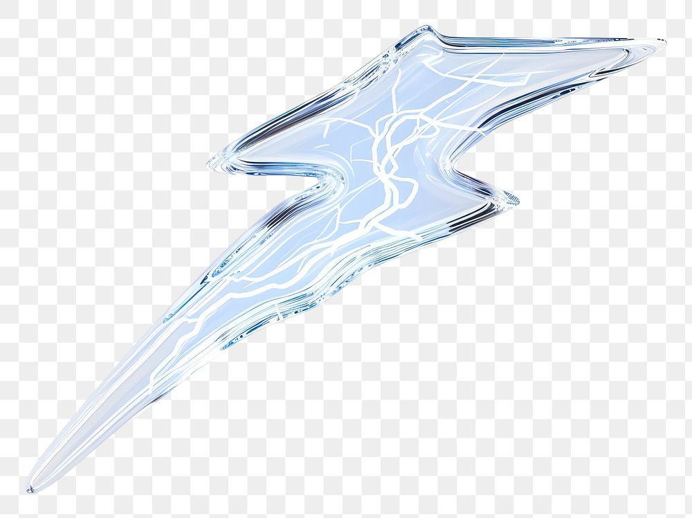 PNG Lightning icon ice white background weaponry.