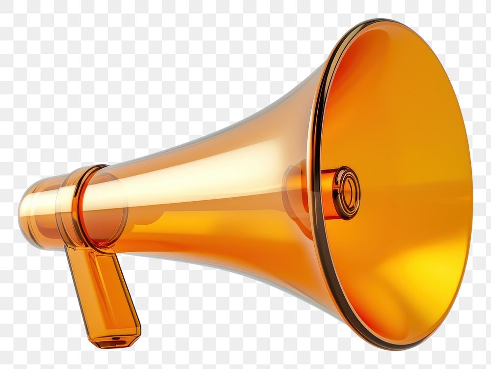 PNG Megaphone icon horn white background electronics.
