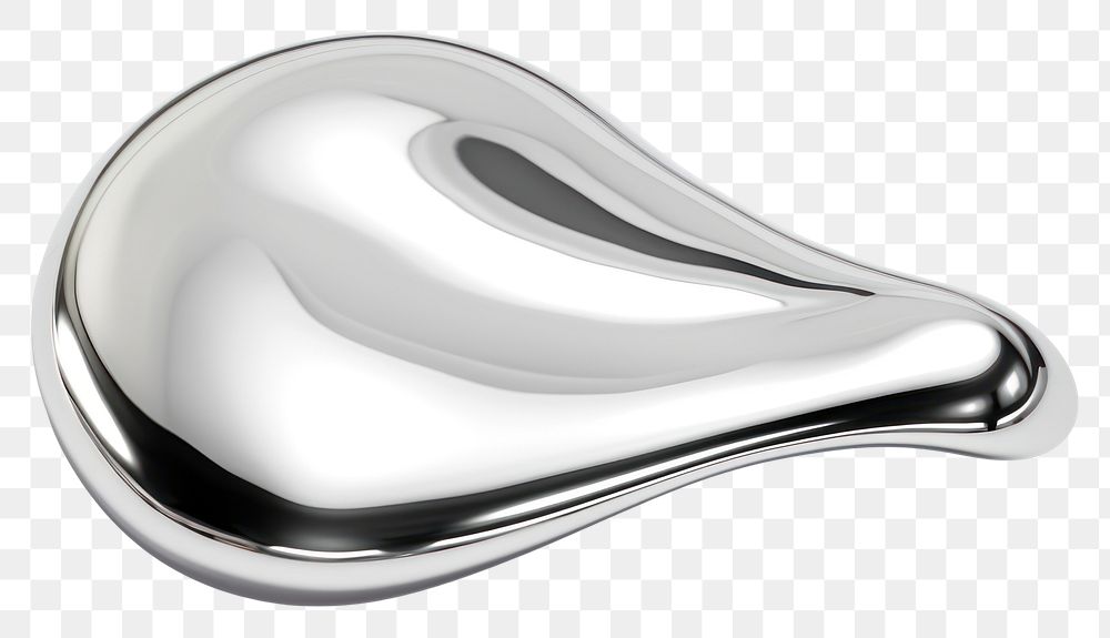 PNG Water drop Chrome material chrome white background simplicity
