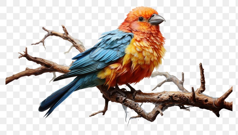 PNG  Bird animal beak wildlife. AI generated Image by rawpixel.