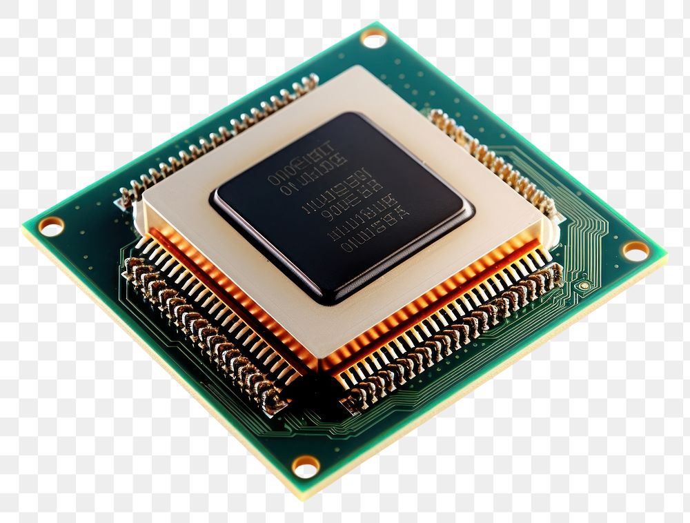 PNG  CPU chip computer cpu white background