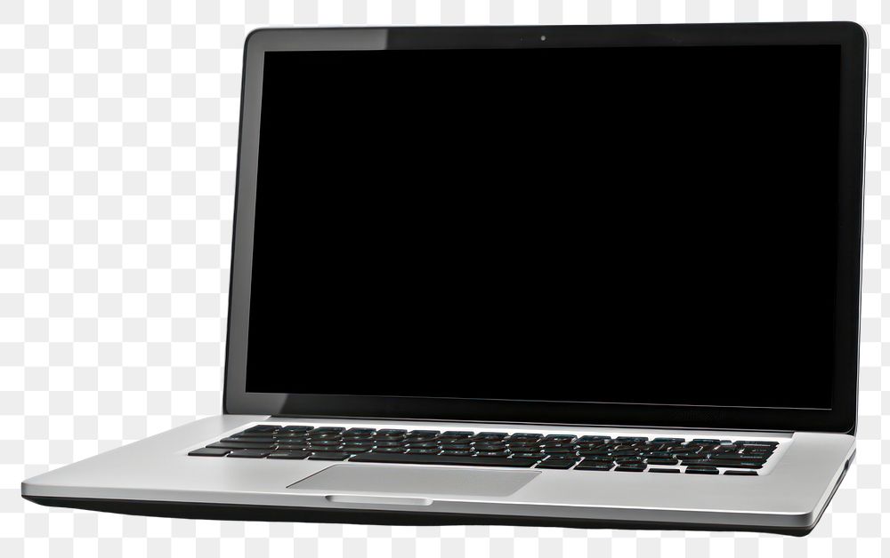PNG Laptop computer screen white background.