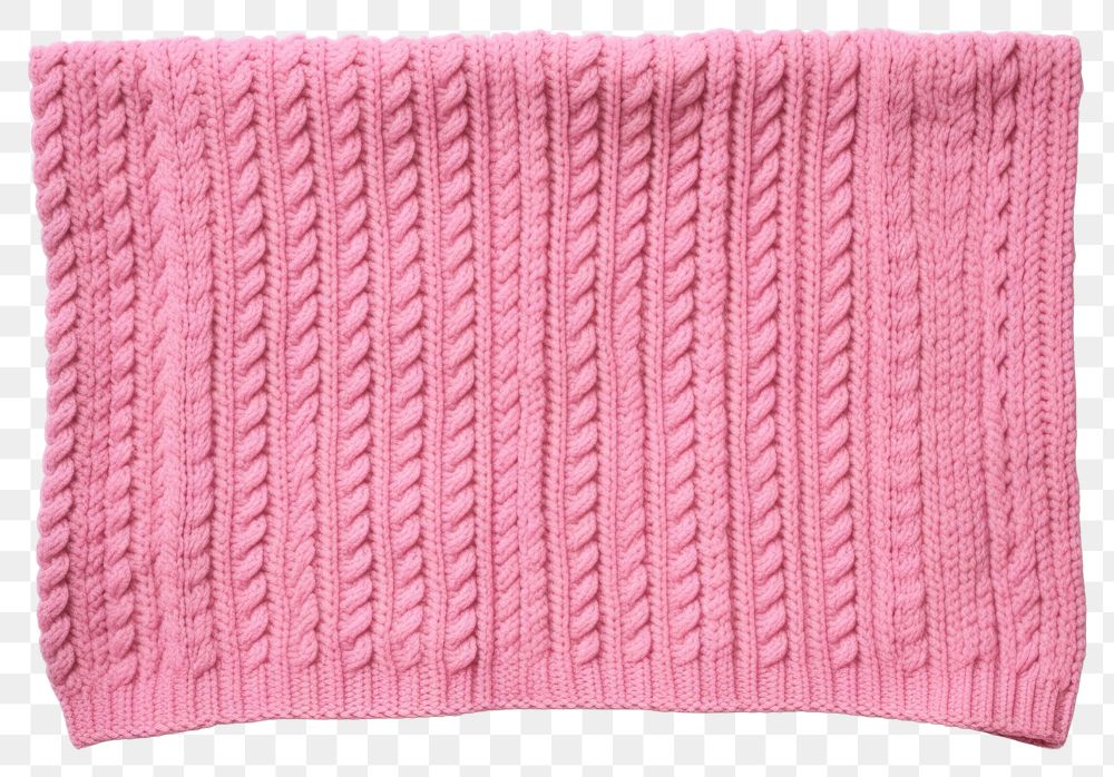 PNG Pink knitted blanket sweater white background floorboard.