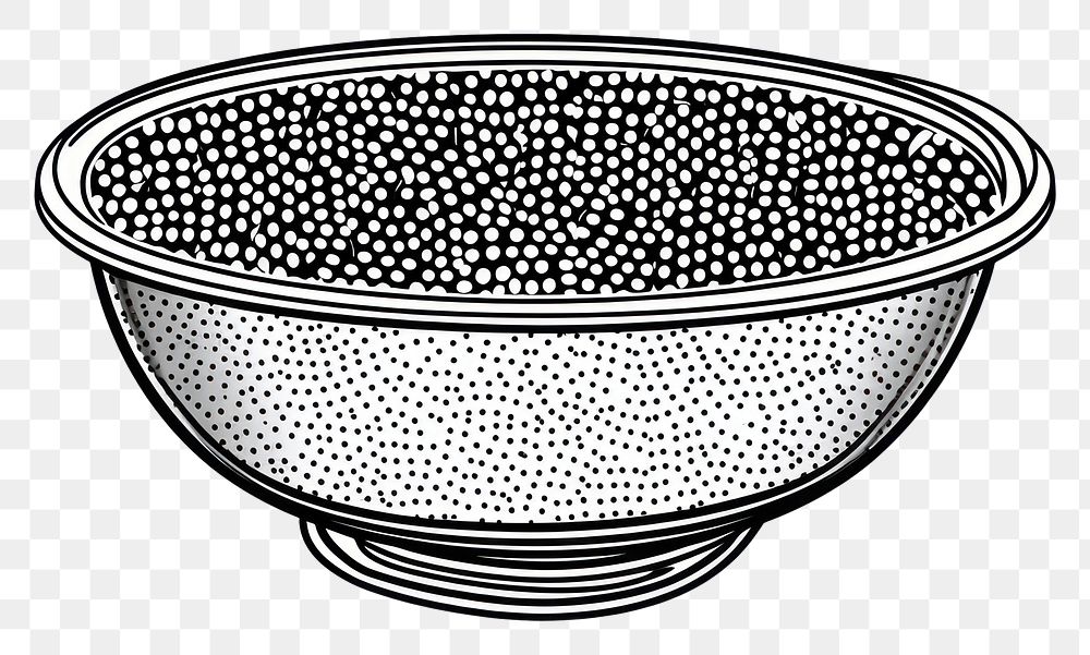 PNG Ramen bowl black art tableware.