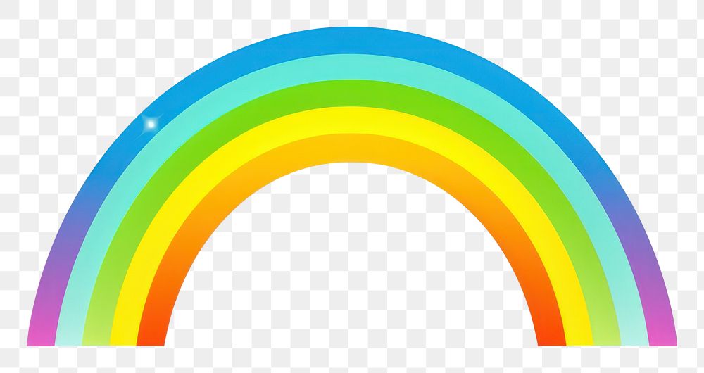 PNG  Rainbow line logo white background.