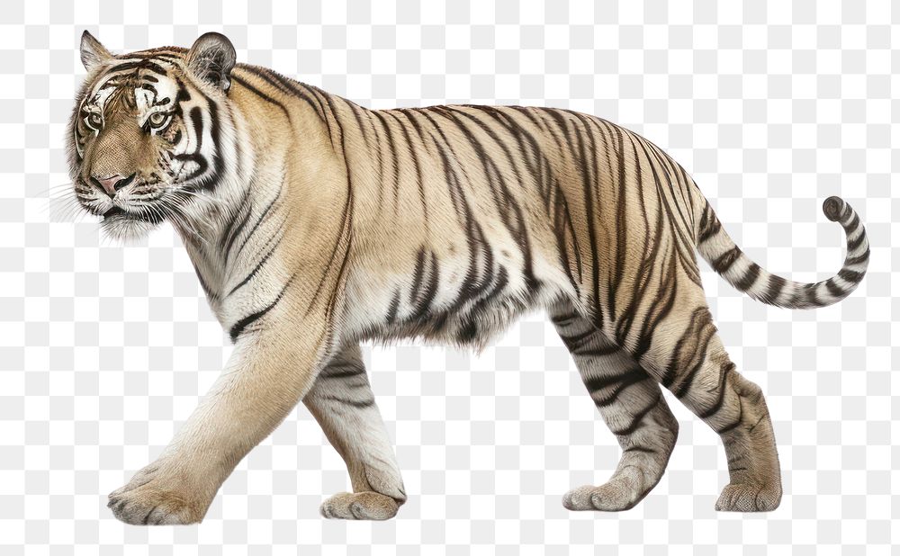 PNG Bengal tiger wildlife animal mammal.