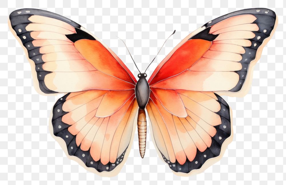 PNG Butterfly animal insect sketch.