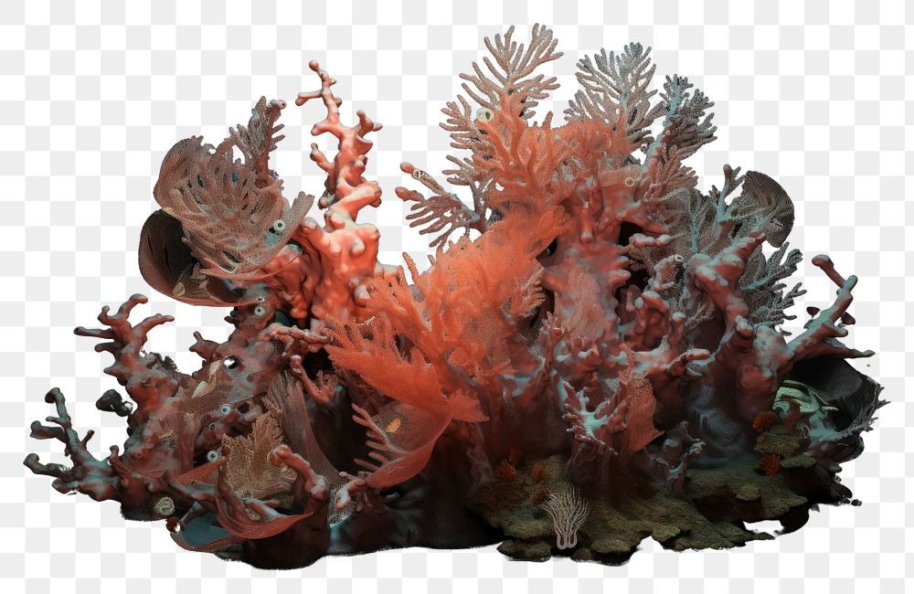 PNG Coral reef nature sea invertebrate.