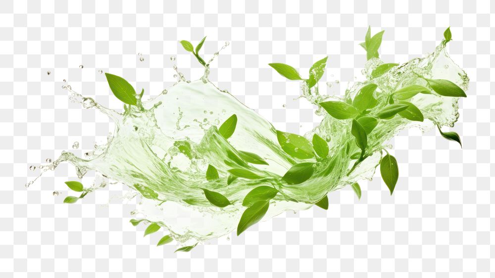 PNG  Green tea leaf blowing backgrounds plant herbs
