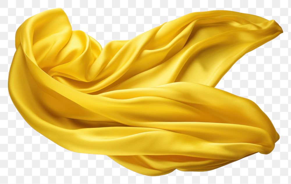 PNG Yellow silk fabric textile yellow petal.
