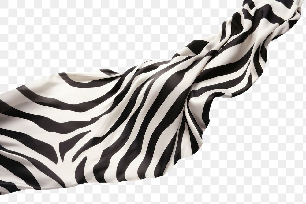 PNG Zebra pattern fabric textile white background accessories.