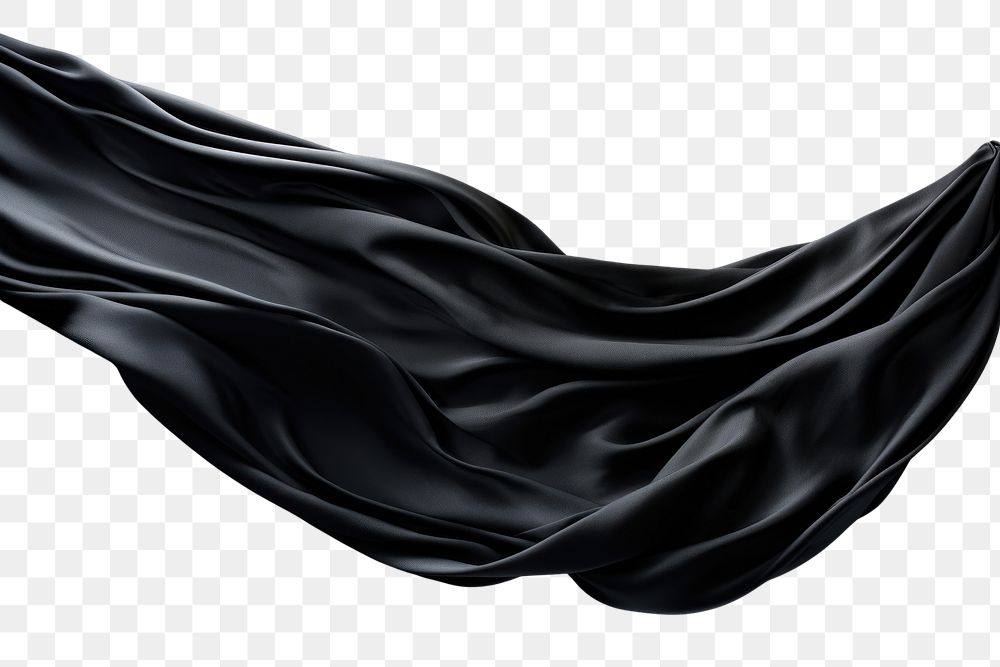 PNG Black silk fabric backgrounds textile monochrome.