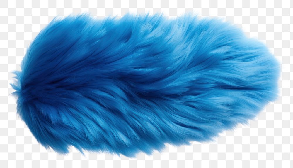 PNG Blue gradient fur fabric textile white background accessories.