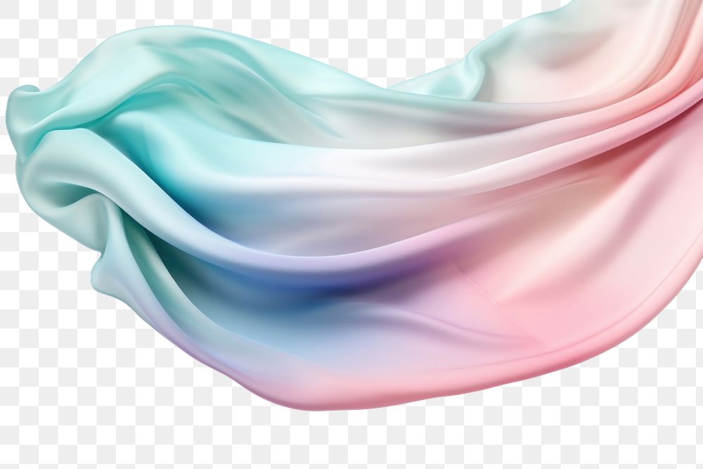 PNG Gradient silk fabric backgrounds textile white background.