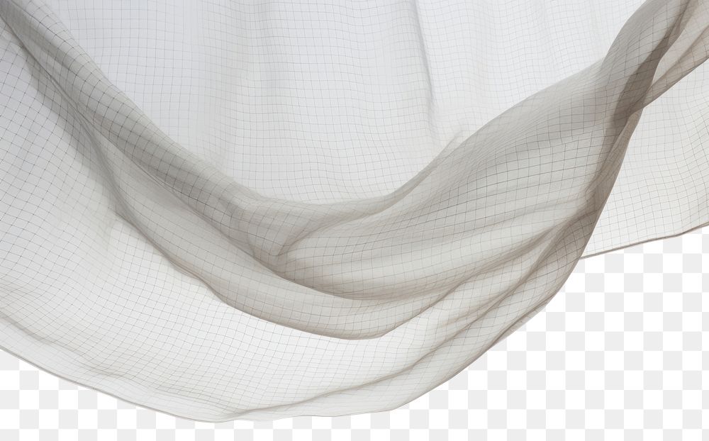 PNG Grid pattern on fabric backgrounds textile white.