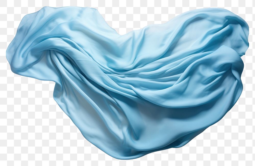 PNG Light blue cotton fabric textile silk white background.