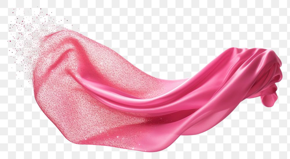 PNG Pink glitter fabric textile petal pink.