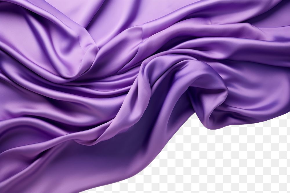 PNG Purple silk fabric backgrounds textile wrinkled.