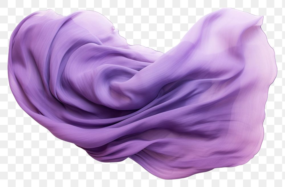PNG Purple Wool fabric textile silk white background.
