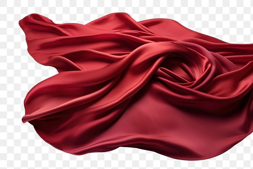 PNG Red wine silk fabric backgrounds textile white background.
