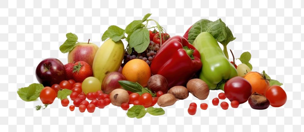PNG Organic food vegetable organic fruit.