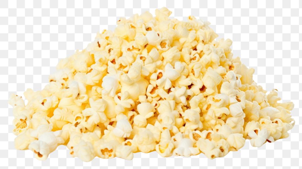 PNG Popcorn snack food white background.