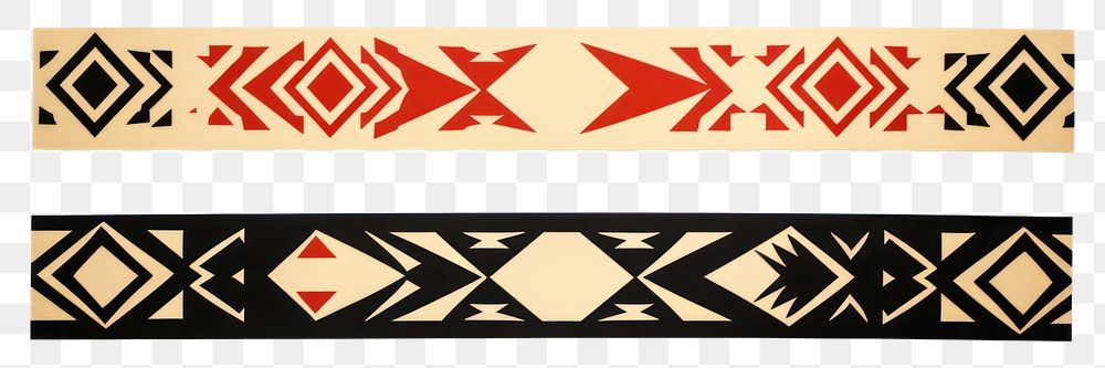 PNG Tribal pattern adhesive strip white background accessories accessory. AI generated Image by rawpixel.