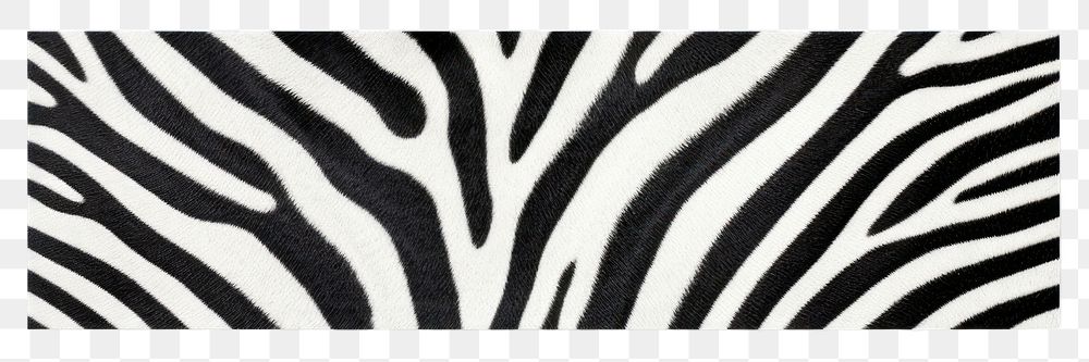 PNG Zebra pattern adhesive strip animal mammal white background. AI generated Image by rawpixel.