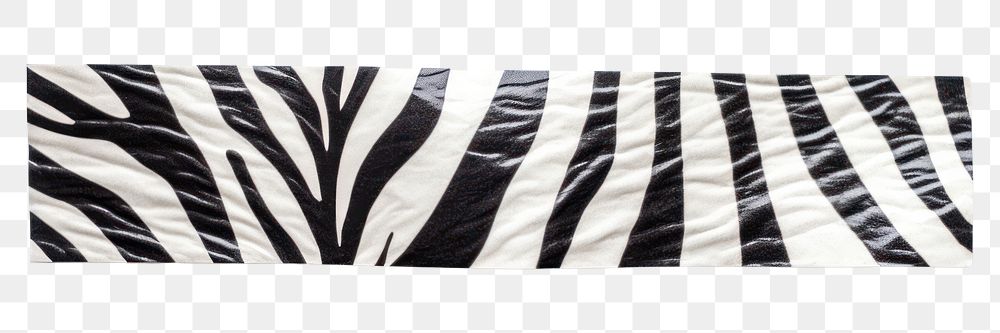 PNG Zebra pattern adhesive strip white background accessories rectangle. AI generated Image by rawpixel.