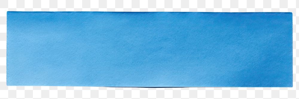 PNG Blue paper adhesive strip blue white background simplicity. AI generated Image by rawpixel.