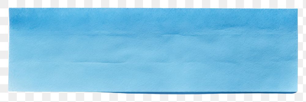 PNG Blue paper adhesive strip blue white background blackboard. AI generated Image by rawpixel.