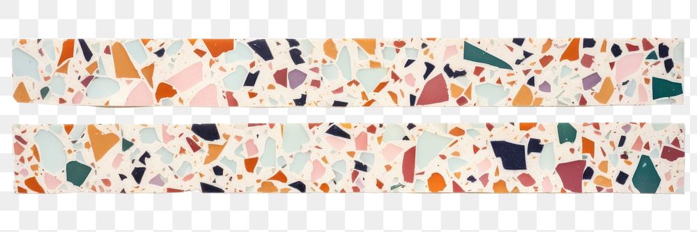 PNG Classic terrazzo pattern adhesive strip art white background accessories. AI generated Image by rawpixel.