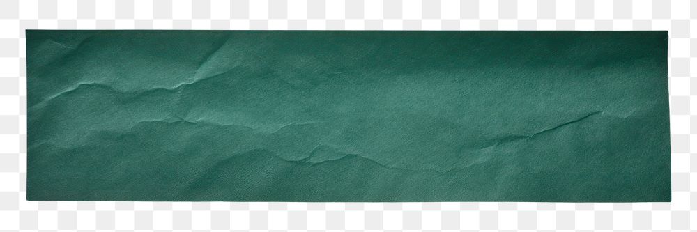 PNG Dark green paper adhesive strip white background rectangle crumpled. AI generated Image by rawpixel.