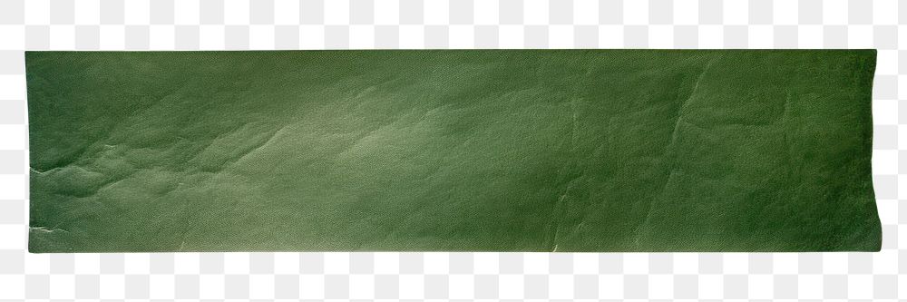 PNG Dark green paper adhesive strip leaf white background blackboard. AI generated Image by rawpixel.