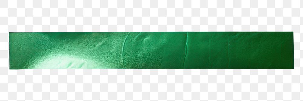 PNG Glossy green vinyl adhesive strip white background turquoise rectangle. AI generated Image by rawpixel.