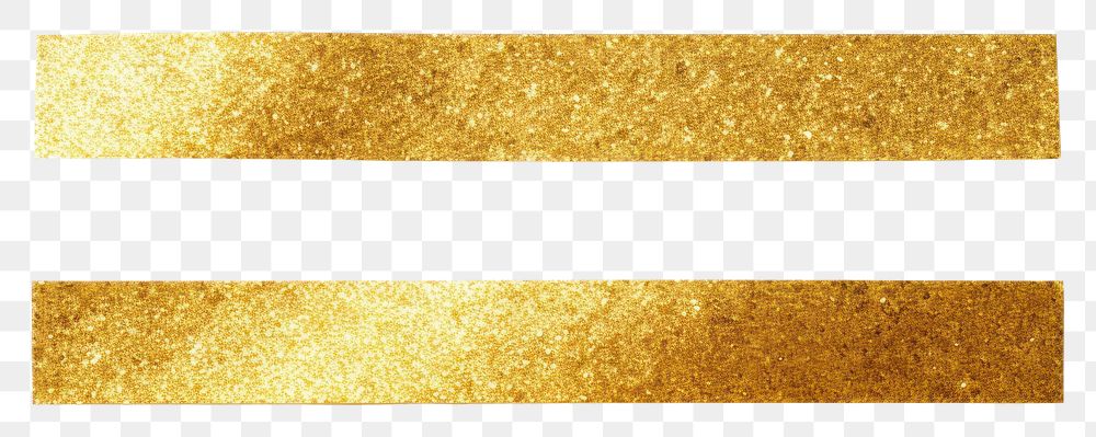 PNG  Glossy Gold glitter adhesive strip gold white background rectangle. AI generated Image by rawpixel.