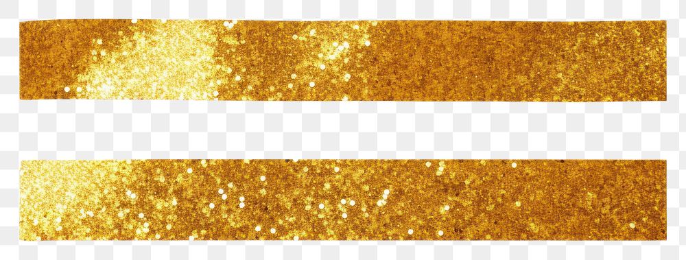 PNG Glossy Gold glitter adhesive strip gold white background rectangle. AI generated Image by rawpixel.