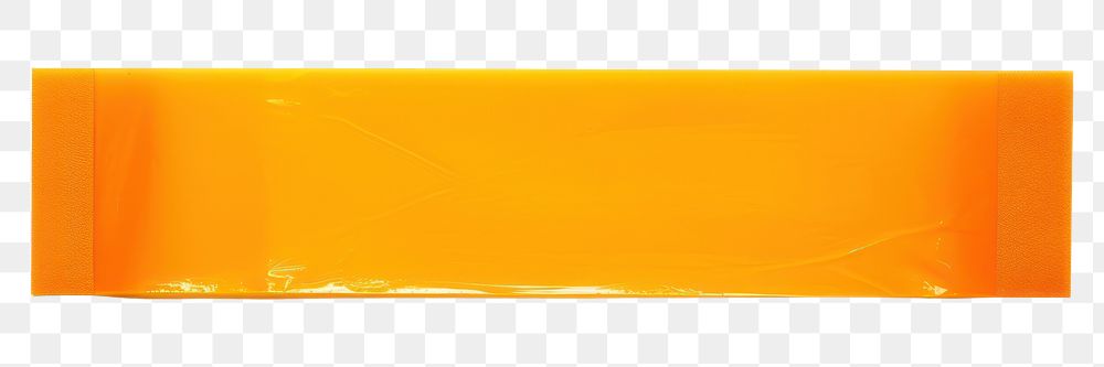 PNG Glossy orange vinyl adhesive strip white background rectangle plastic. AI generated Image by rawpixel.