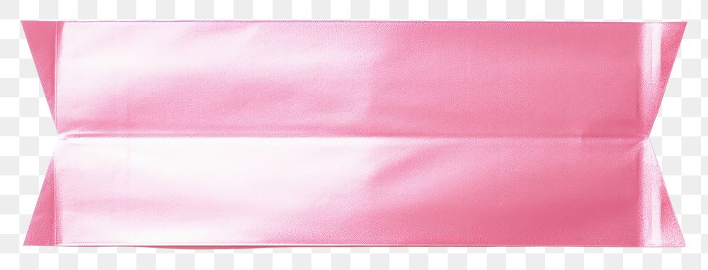 PNG  Glossy pink foil adhesive strip paper white background simplicity. AI generated Image by rawpixel.