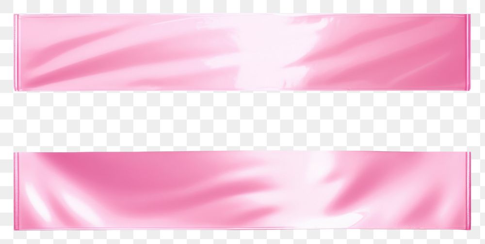 PNG  Glossy pink foil adhesive strip backgrounds white background accessories. AI generated Image by rawpixel.