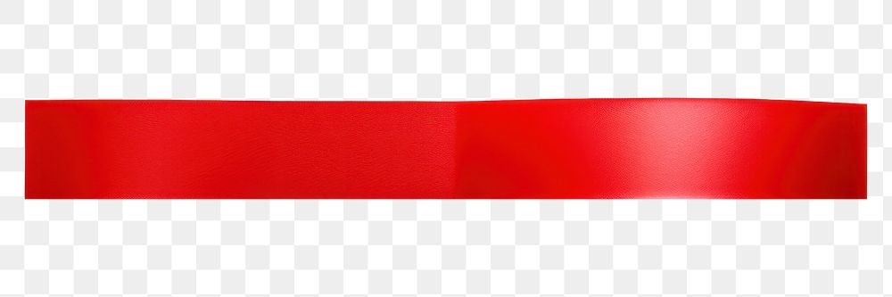 PNG Glossy red vinyl adhesive strip backgrounds white background accessories. AI generated Image by rawpixel.