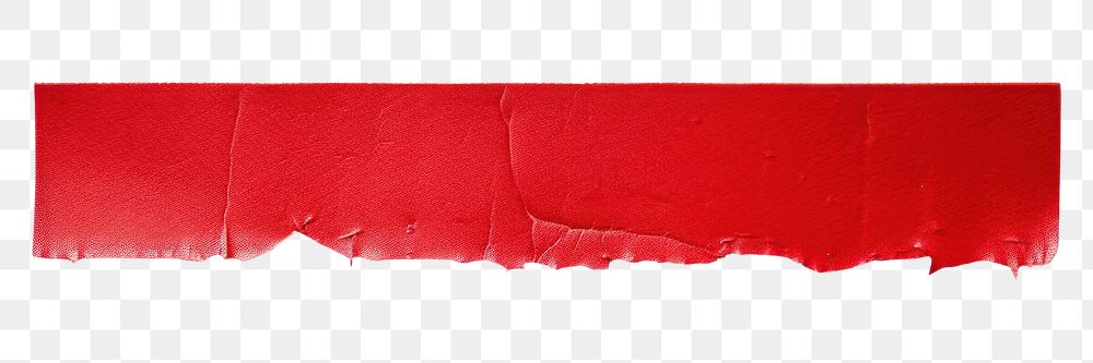 PNG Glossy red vinyl adhesive strip paper white background accessories. AI generated Image by rawpixel.