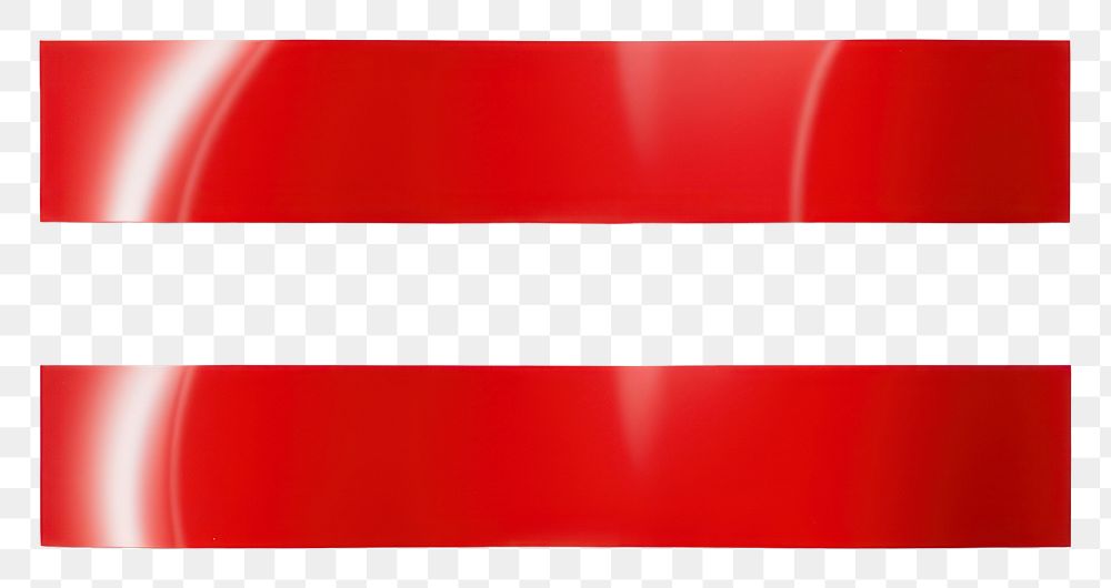 PNG  Glossy red vinyl adhesive strip backgrounds tape white background. AI generated Image by rawpixel.