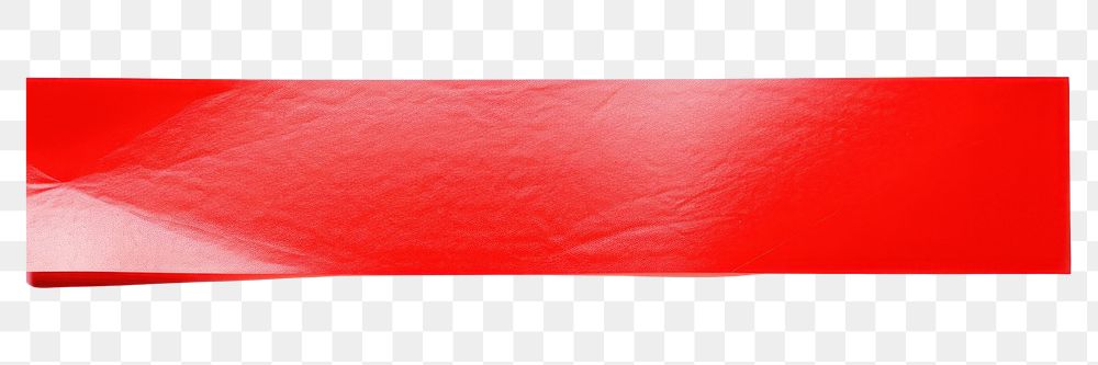 PNG Glossy red vinyl adhesive strip backgrounds paper white background. AI generated Image by rawpixel.