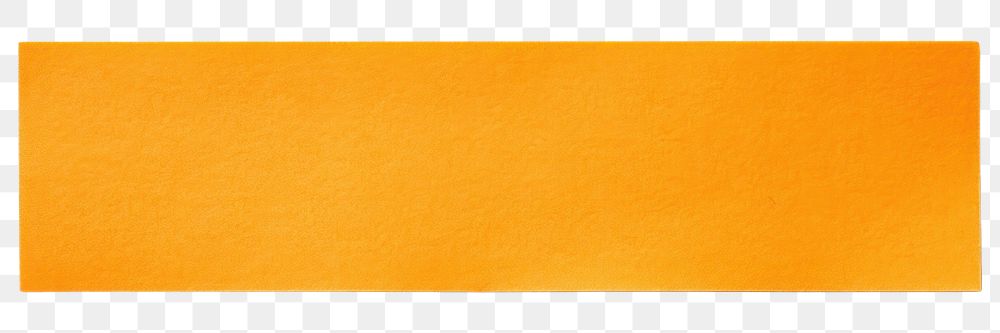 PNG Orange paper adhesive strip white background simplicity rectangle. AI generated Image by rawpixel.