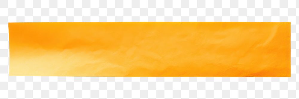 PNG Orange paper adhesive strip white background rectangle crumpled. AI generated Image by rawpixel.