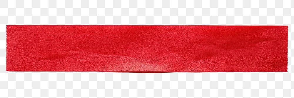 PNG Red clothtape adhesive strip paper white background rectangle. AI generated Image by rawpixel.