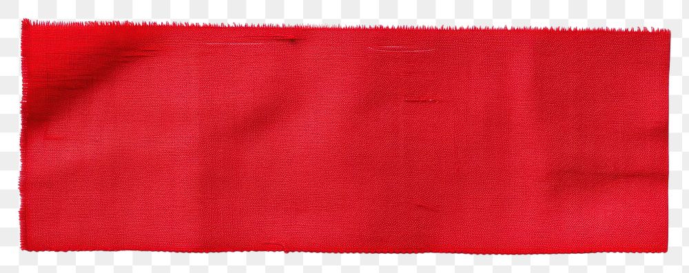 PNG Red cloth textile adhesive strip backgrounds white background accessories. AI generated Image by rawpixel.